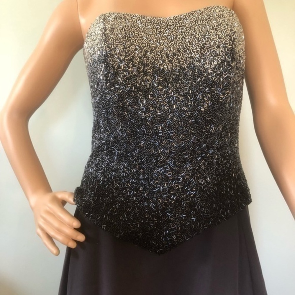 Lillie Rubin Silk and Beaded Dress - Picture 7 of 10